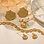 KAYA sieraden Shell Earrings 'Sandy Kisses' | Stainless Steel