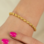 KAYA sieraden Armband Set Dames 'Golden Pearls'  | Stainless Steel