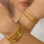 KAYA sieraden Bracelet Set Ladies 'Golden Pearls' | Stainless Steel