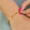 KAYA sieraden Bracelet Ladies 'Golden Blocks' Small | Stainless Steel