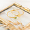 KAYA sieraden Ring Set with Birthstones | Gold Plated