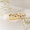 KAYA sieraden Ring Set with Birthstones | Gold Plated