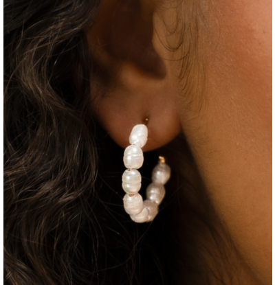 KAYA sieraden Earrings 'Pearls'| Stainless Steel