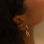 KAYA sieraden Statement Earrings 'Flat Hoops' | Stainless Steel - Copy - Copy - Copy - Copy - Copy - Copy - Copy - Copy