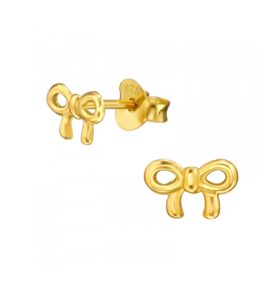 KAYA sieraden Children's earrings 'Bow' Gold-plated