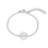 Gegraveerde sieraden Bracelet Disc with Initials I Stainless Steel