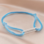 KAYA sieraden SOS Kinderarmbandje met Telefoonnummer | Baby Blauw  | Stainless Steel