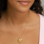 KAYA sieraden Vintage Heart necklace | Stainless Steel Gold