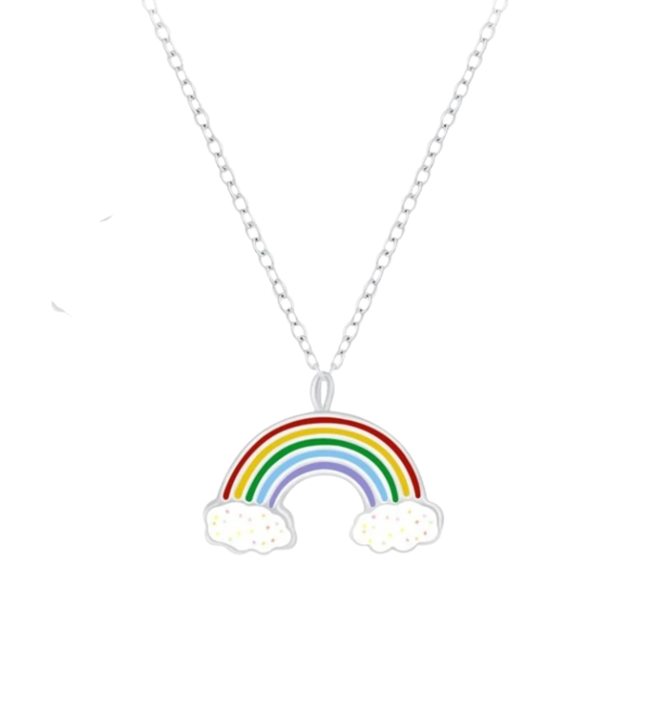 KAYA sieraden Zilveren Kinderketting 'Rainbow'
