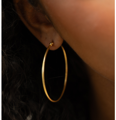 KAYA sieraden Check Tanja> Basic Large Earrings - 6 cm