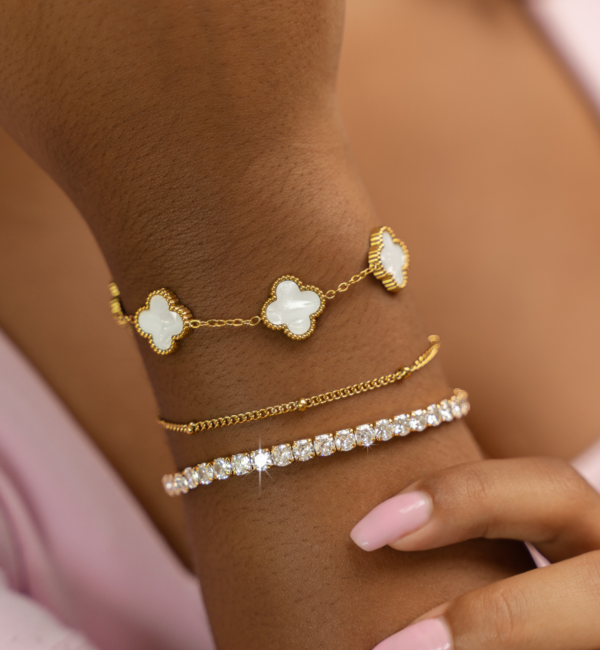 KAYA sieraden Three bracelet set Lucky I Stainless steel
