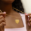KAYA sieraden Long Necklace 'Heartbeat' I Stainless Steel Gold
