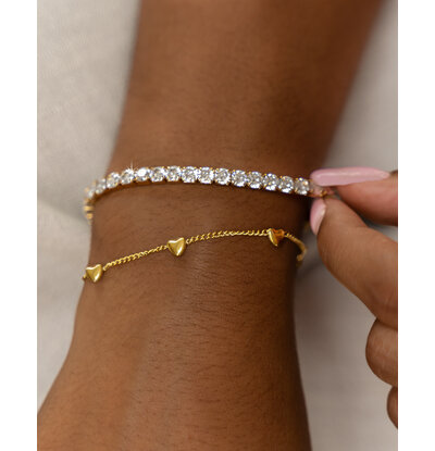 KAYA sieraden Armbandenset Tiny Hearts