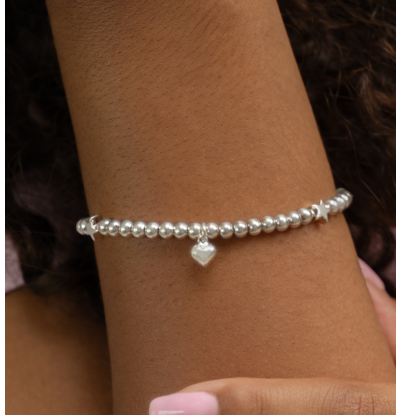 KAYA sieraden Bracelet Cute balls with heart charm