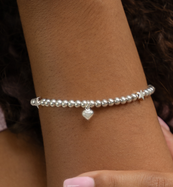 KAYA sieraden Bracelet Cute balls with heart charm