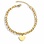 KAYA sieraden Bracelet with Initial | 1 Heart | Stainless Steel