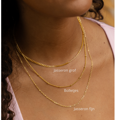 KAYA sieraden Losse Ketting | Stainless Steel