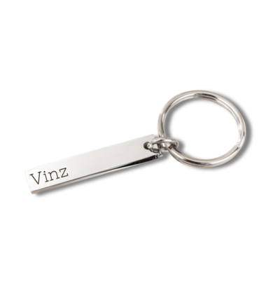 KAYA sieraden Sleutelhanger met 1 Naambedel