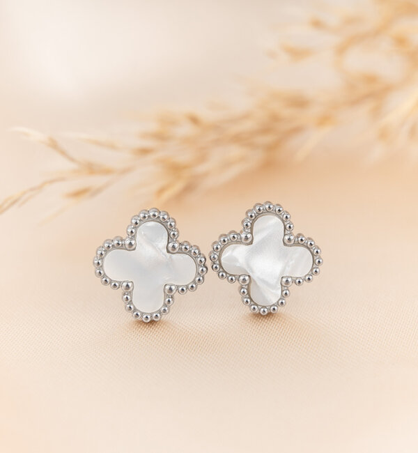 KAYA sieraden Klaver Sieraden Set | Parelmoer