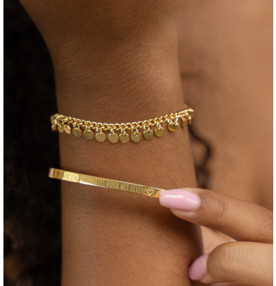 KAYA sieraden Armbandenset met Gravure I Vriendinnetjes