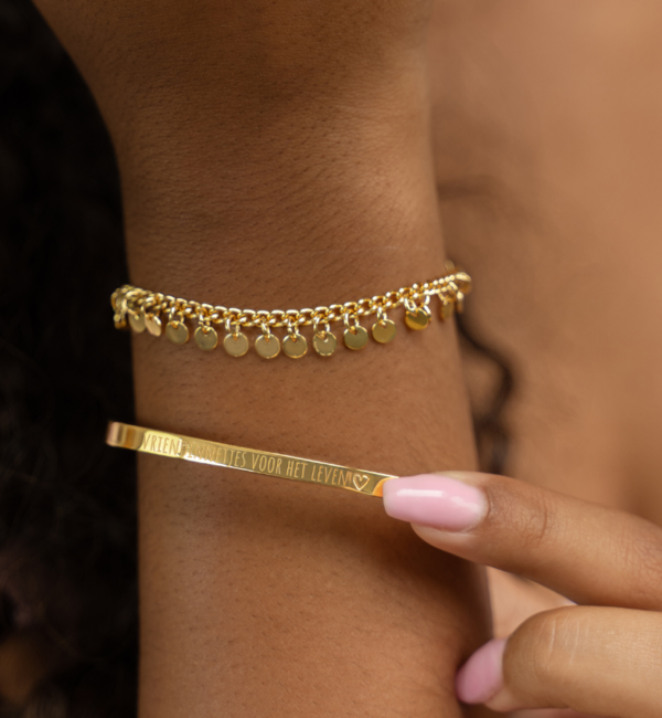 KAYA sieraden Bracelet set with engraving I Girlfriends