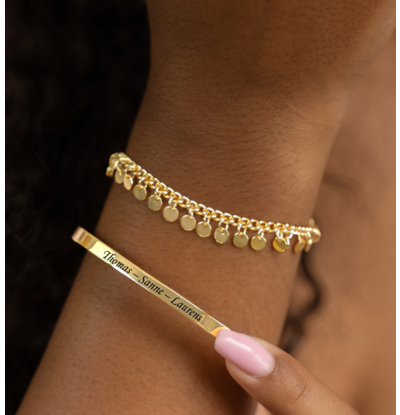 KAYA sieraden Slave Bracelets Set Boho | With engraving
