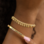 KAYA sieraden Set Slave Bracelet 'Little Disc' with engraving | Stainless Steel - Copy