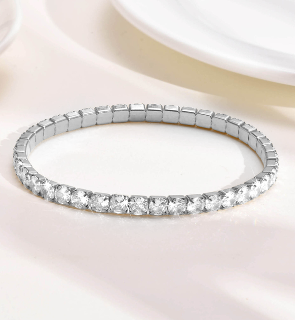 KAYA sieraden Braided Link Bracelet with Freshwater Pearl | Stainless Steel  - Copy - Copy - Copy - Copy
