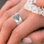 Gegraveerde sieraden Ringen Set Vingerafdrukken I Samen 1 hartje