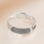 Gegraveerde sieraden Ring with Fingerprint and Name