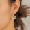 KAYA sieraden Statement Earrings Shiny Stars | Stainless Steel