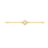 KAYA sieraden Children's bracelet Clover with crystals