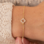 KAYA sieraden Clover bracelet with crystals
