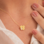 KAYA sieraden Ketting Dames Klaver met Kristallen I Zirkonia Kristallen