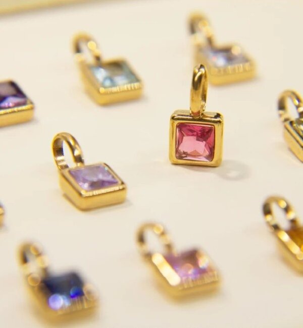 KAYA sieraden Link bracelet with Birthstone | Stainless Steel