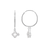 KAYA sieraden Clover with Crystal Earrings | 12 mm