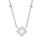 KAYA sieraden Luxury Children's Clover Necklace with Crystals