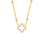 KAYA sieraden Luxury Children's Clover Necklace with Crystals