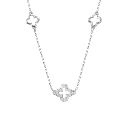 KAYA sieraden Pavé Clover Children's Necklace I Without engraving  - Copy