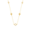 KAYA sieraden Ketting Dames 5 Klavers met Kristallen I Zirkonia Kristallen