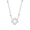 KAYA sieraden Bead Necklace Women Clover with Crystals