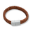 KAYA sieraden Heren Armband Leer Edge