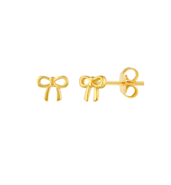 KAYA sieraden Children's earrings 'Bow' Gold-plated   - Copy