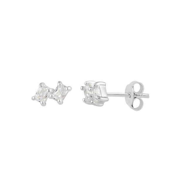 KAYA sieraden Minimalistische Studs met Kristal