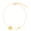 KAYA sieraden Children's bracelet Clover & Heart with Crystal