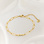 KAYA sieraden Kinderarmband 'Paperclip' met gravure