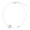 KAYA sieraden Armband Dames Klaver & Hartje met Kristal