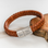 KAYA sieraden Heren Armband Leer met gravure 11mm