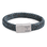 KAYA sieraden Heren Armband Leer met gravure 11mm