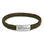 KAYA sieraden Braided Leather Bracelet Men with Engraving